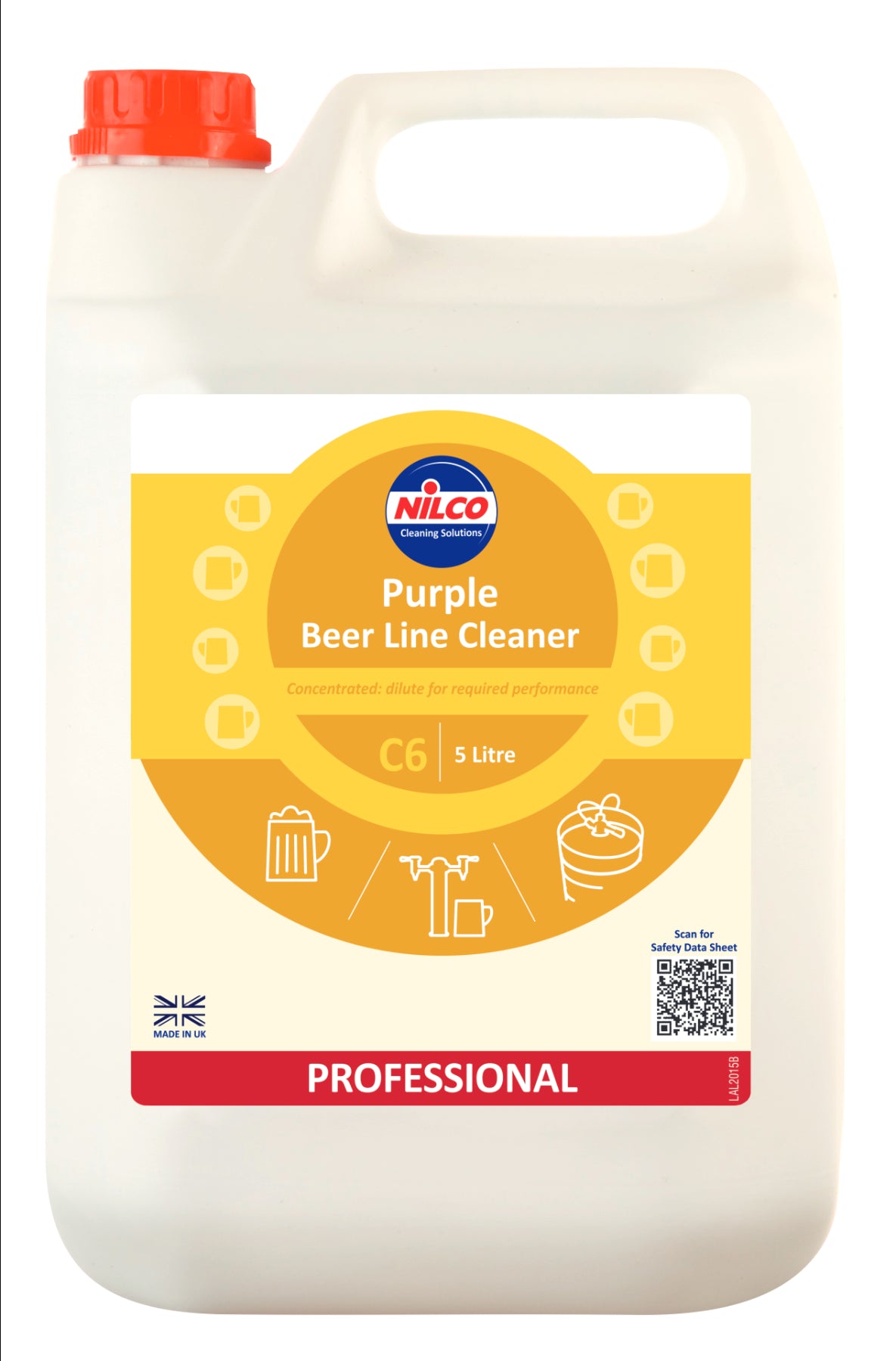 Nilco C6 Purple Beer Line Cleaner 5L