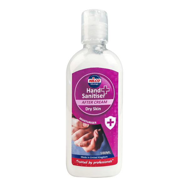 Nilco Hand Sanitiser After Cream Dry Skin Moisturiser - 100ml 6 Pack