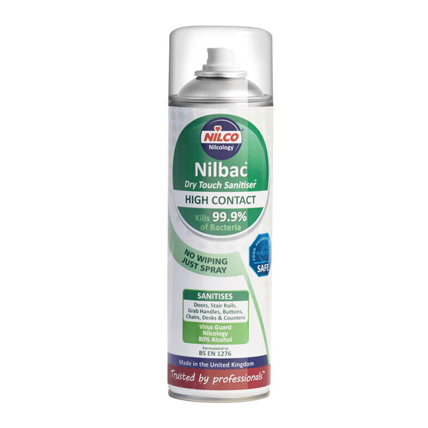 Buy One Nilbac ‘Dry Touch' High Contact Sanitiser And Get A 100ml Nilco Hand Sanitiser FREE - Worth £1.99