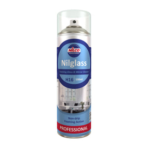 Nilglass foaming glass and mirror cleaner - nilco