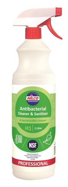 Nilco H1 Antibacterial Cleaner & Sanitiser 1L
