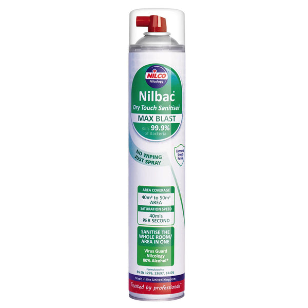 Nilbac Max Blast, anitbacterial aerosol spray - Nilco