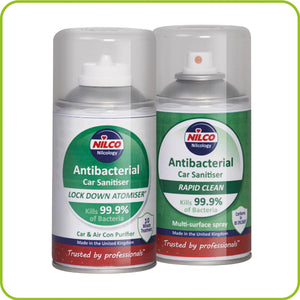 Nilco Antibacterial Car Cleaner & Sanitiser - 150ml Triple Pack