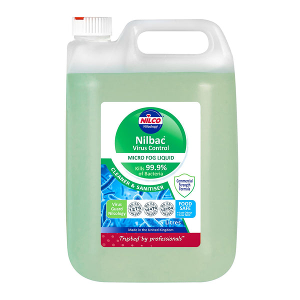 Nilco Nilbac® Virus Control Micro Fog Liquid Replacement Re-fill - 5L Twin Pack