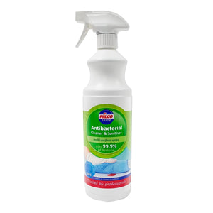 Nilco Antibacterial Cleaner And Sanitiser Multi-Surface Spray - 1L